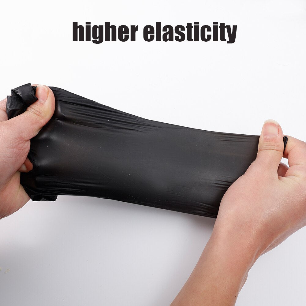 20Pcs Nitrile Disposable Gloves Waterproof Latex Free Black Cooking